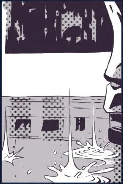 Gotas caen sobre el suelo