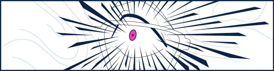 Un ojo con gesto de sorpresa