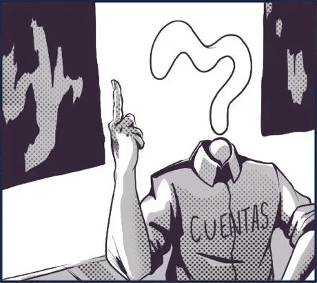 Un perfil de cuentas hablando