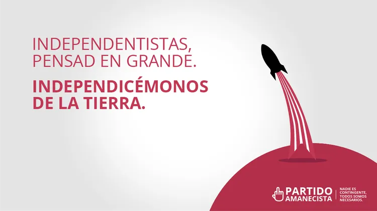 Cartel del Partido Amanecista 2