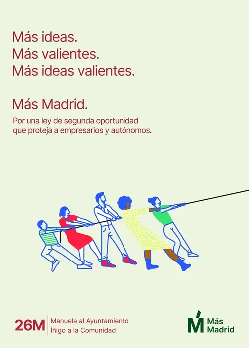 Cartel de Más Madrid 4